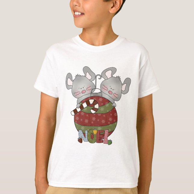 Noel Mice Holiday T-shirts and Gifts (Front)