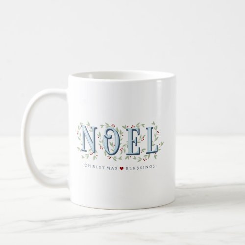 Noel Personalized Christmas Coffee Mug