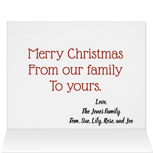 Noel Pinecone Holiday Design (Inside Horizontal (Top))