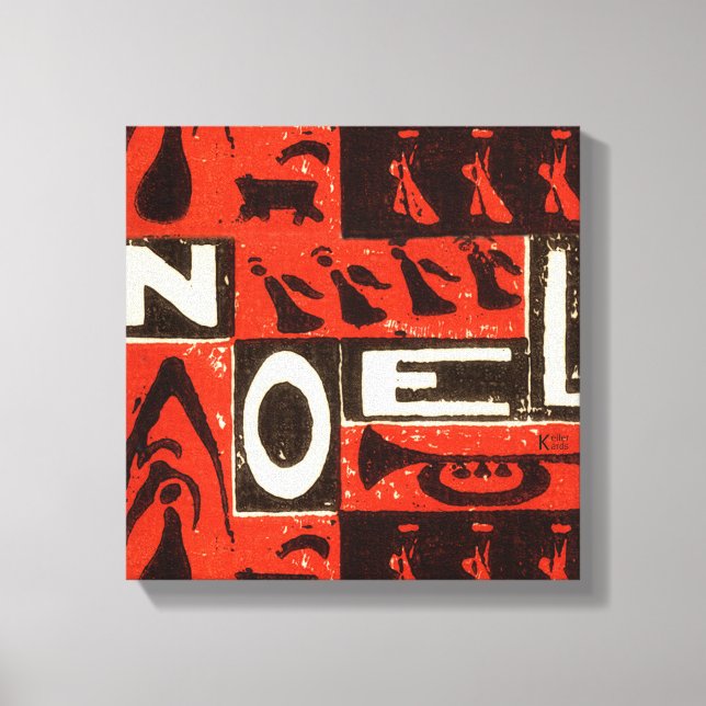 Noel Red Canvas Print (Front)