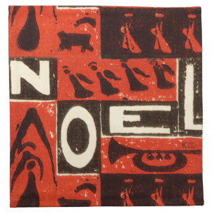 Noel Red Cloth Napkin
