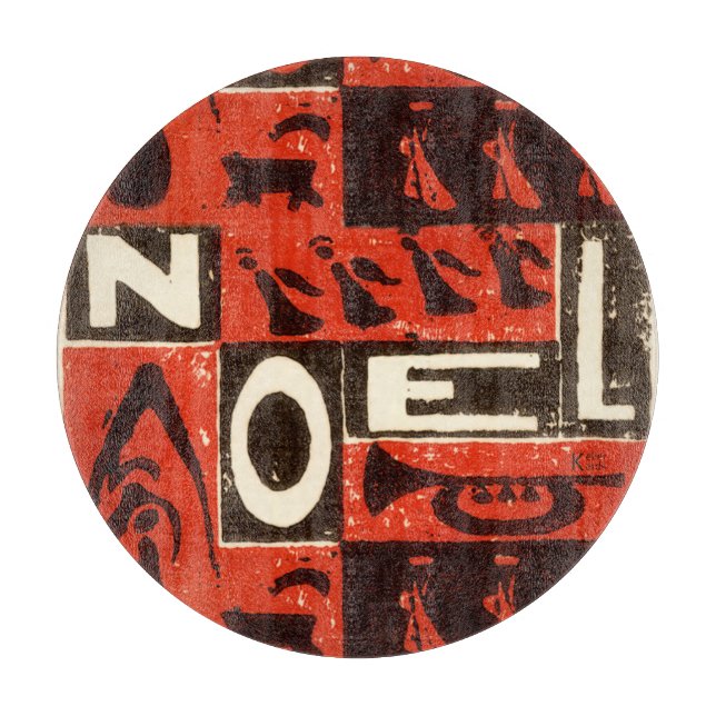 Noel Red Cutting Board (Front)