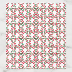 Noel Red Green Plaid Bow & Ribbon Christmas Envelope Liner