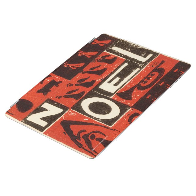 Noel Red iPad Smart Cover (Side)