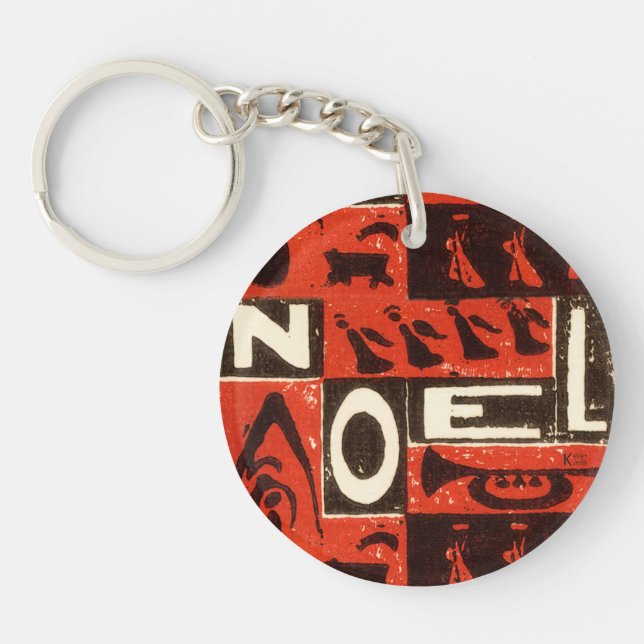 Noel Red Keychain (Front)