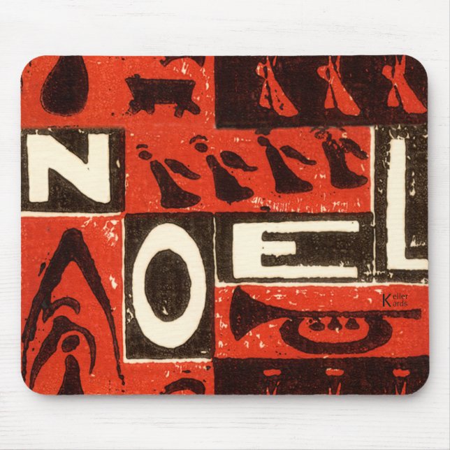 Noel Red Mouse Pad (Front)