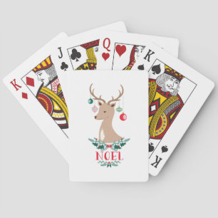 Noel Reindeer Poker Cards