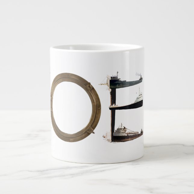 Noel Ships Jumbo mug (Front)