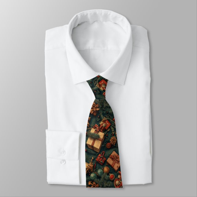 Noelivio - Artistic Christmas worlds 16/68 Neck Tie (Tied)