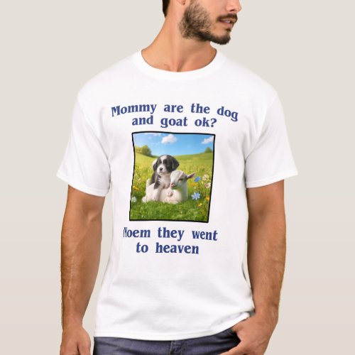 Noem Puppy and Goat T_Shirt