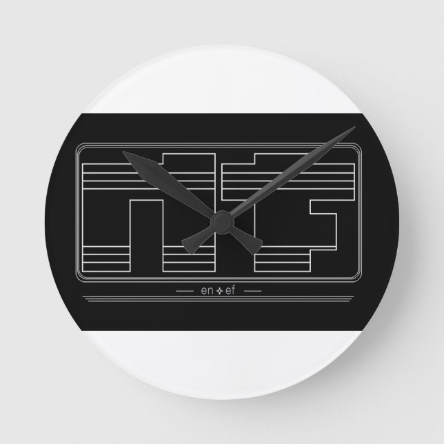 Noface Wall Clock (Front)