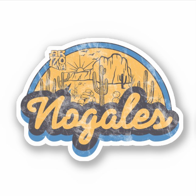 Nogales, Arizona  Sticker (Front)