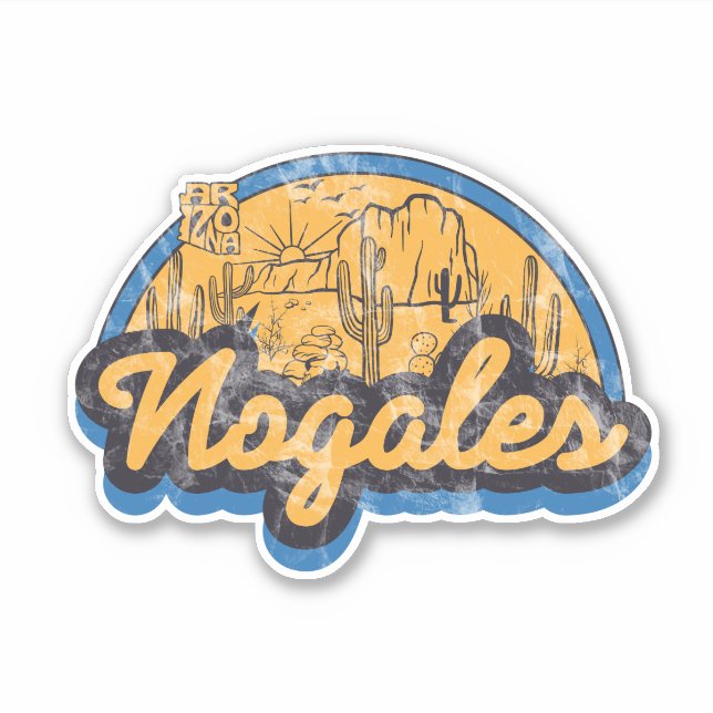 Nogales, Arizona  Sticker (Front)