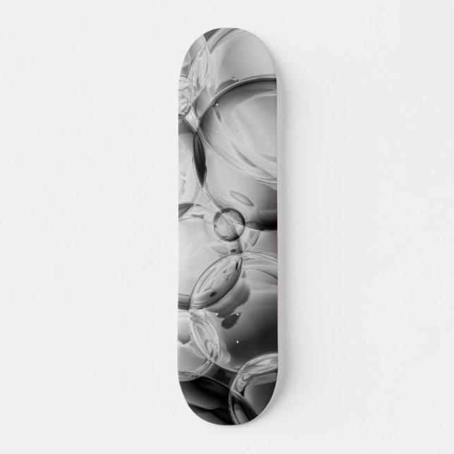 Noir Bubbles Skateboard Deck (Front)