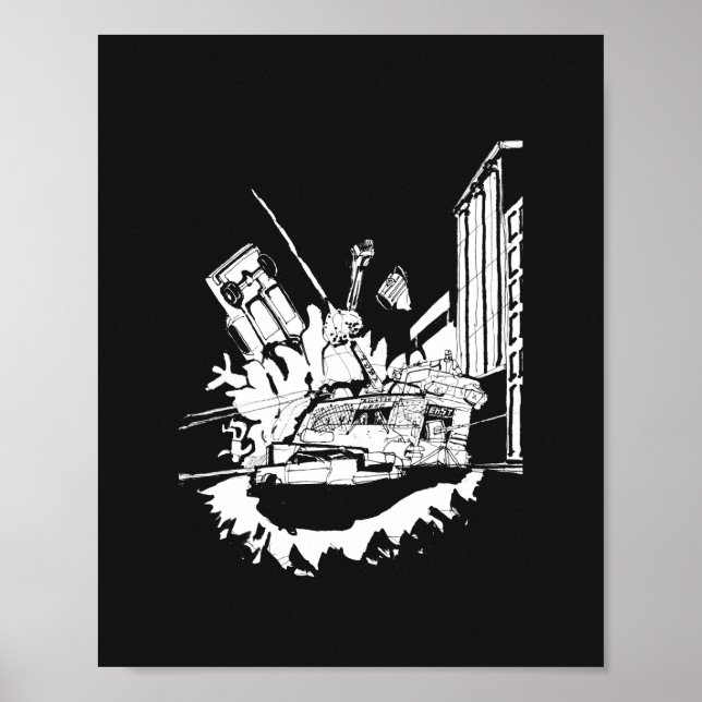 Noir Bus Battle Poster (Front)