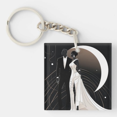 NOIR ELEGANCE 1 KEYCHAIN