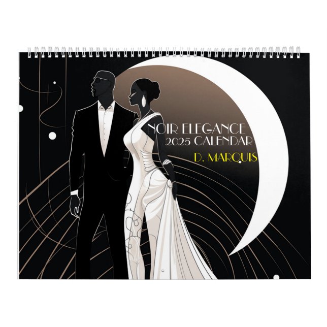 NOIR ELEGANCE 2025 Calendar (Cover)