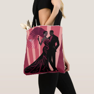 NOIR ELEGANCE-RED #1 TOTE BAG