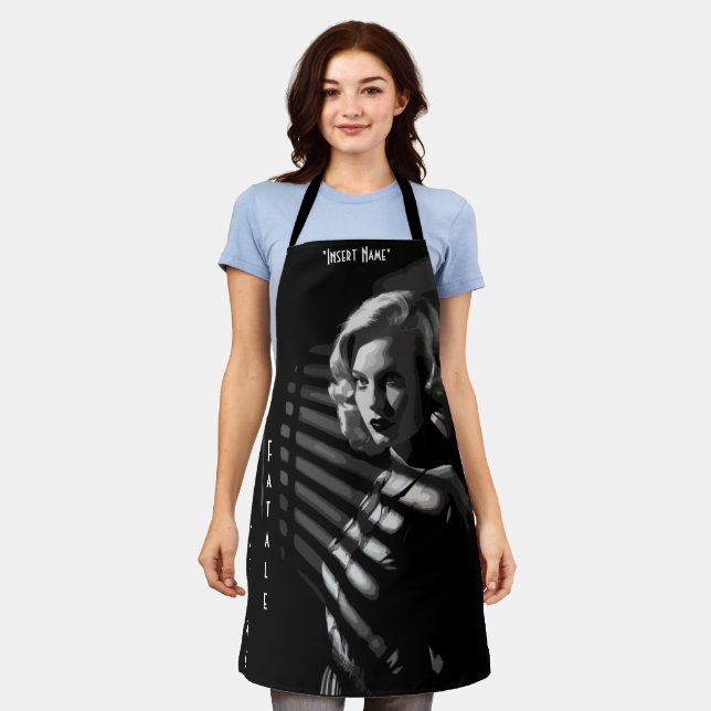 Noir Femme Fatale Apron (Worn)