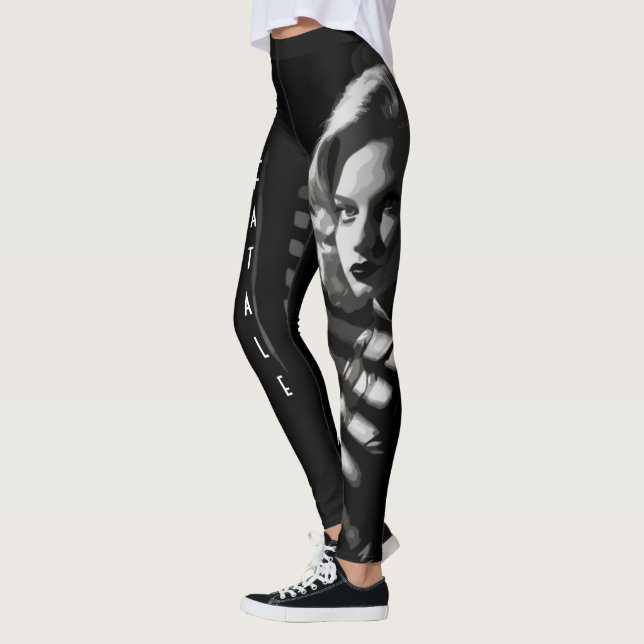 Noir Femme Fatale Leggings (Left)