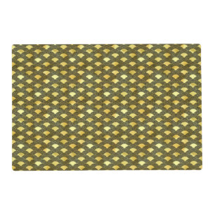 Noir Harmony: Dual-Sided Japanese Design Placemat