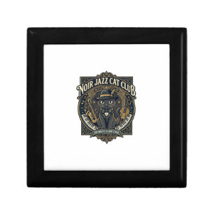 Noir Jazz Cat Cat Dad Gift Idea - Noir Jazz Cat Cl Box