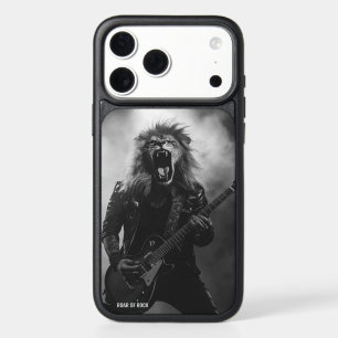 Noir Lion Guitar Player Concert iPhone 17 Pro Max Case