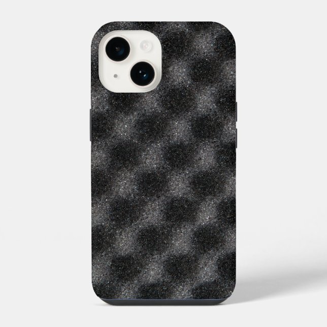 Noise dampening polyether panel.  iPhone case (Back)