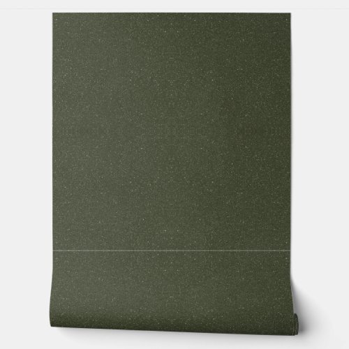 Noise-Effect Moss Green Peel & Stick Wallpaper