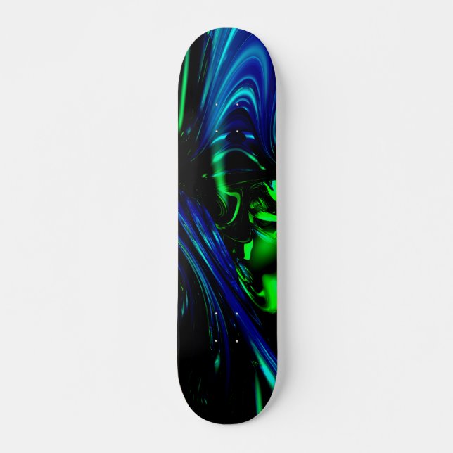 Noise in 3D Abstract Skateboard Deck (Front)