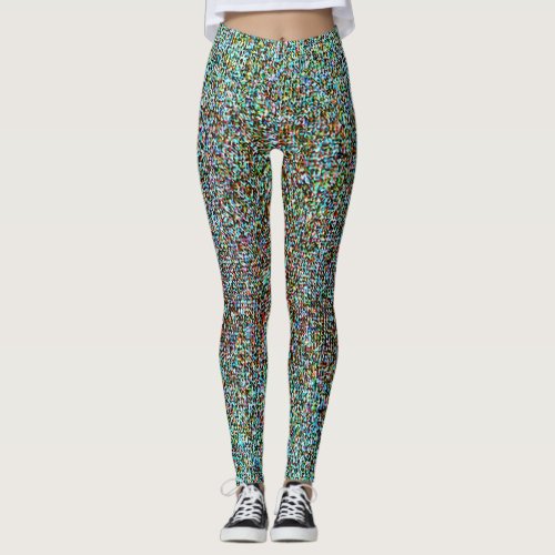 Noise Pattern Leggings