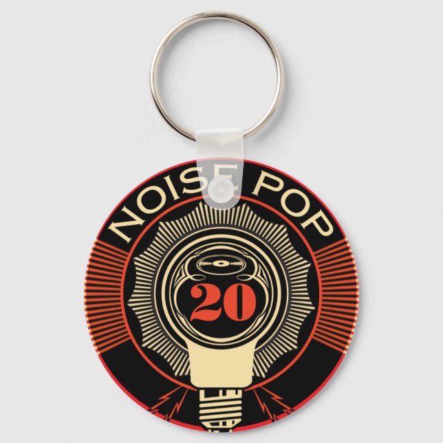 Noise Pop 20 Keychain (Front)