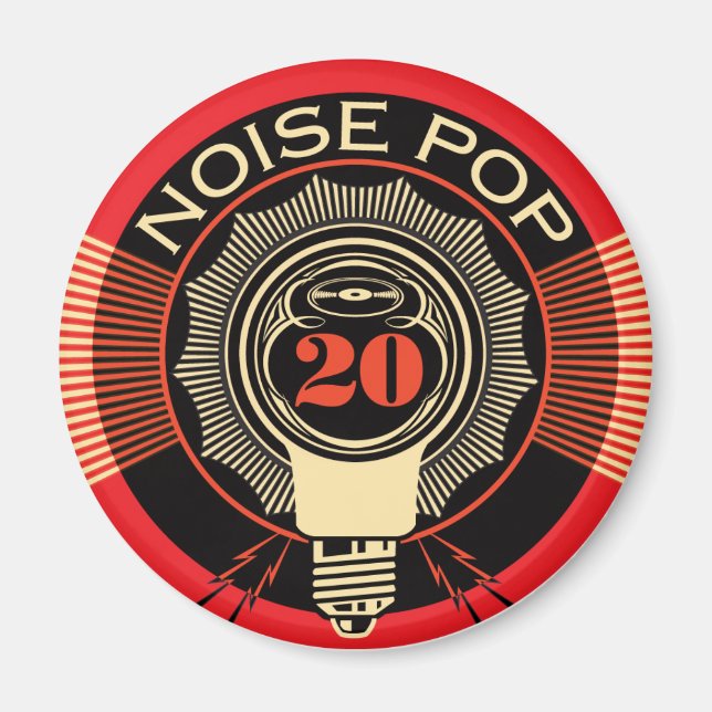 Noise Pop 20 Magnet (Front)