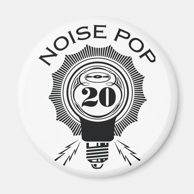 Noise Pop 20 Magnet (Front)