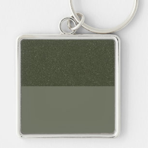 Noise-Top Moss Green Custom Keychain