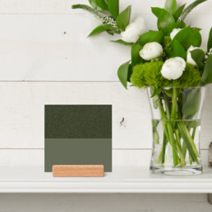 Noise-Top Moss Green Desk Print – Customizable Holder