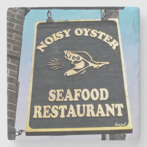 Noisy Oyster Seafood Restaurant Charleston SC Stone Coaster