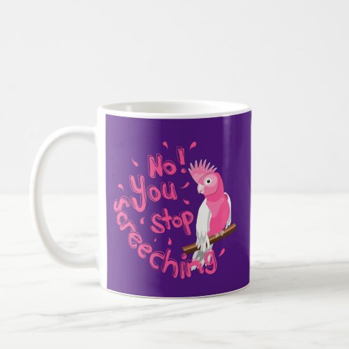 Noisy Pink Galah Coffee Mug