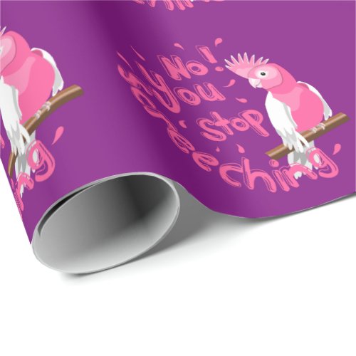 Noisy Pink Galah Wrapping Paper