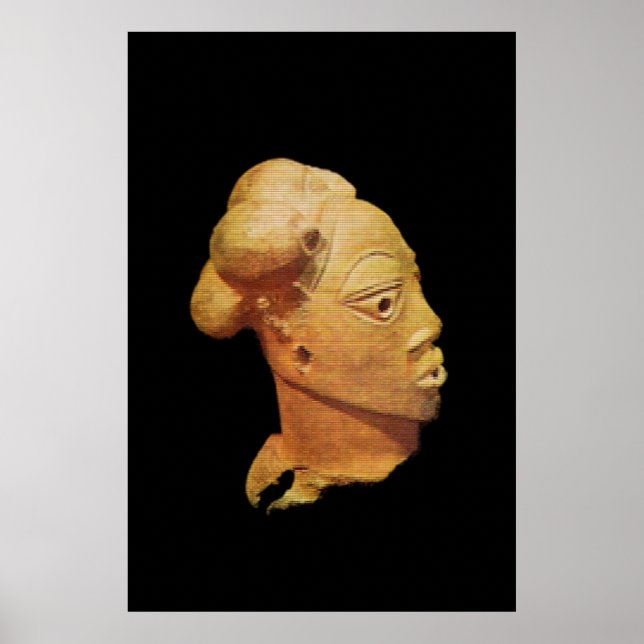 NOK HEAD (TERRACOTTA) POSTER (Front)