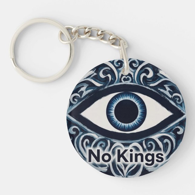 NoKingsEvilEye  Keychain (Front)