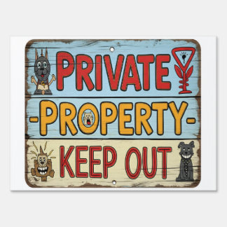 NoKnock Door Knocking Deterrent Sign 0029092