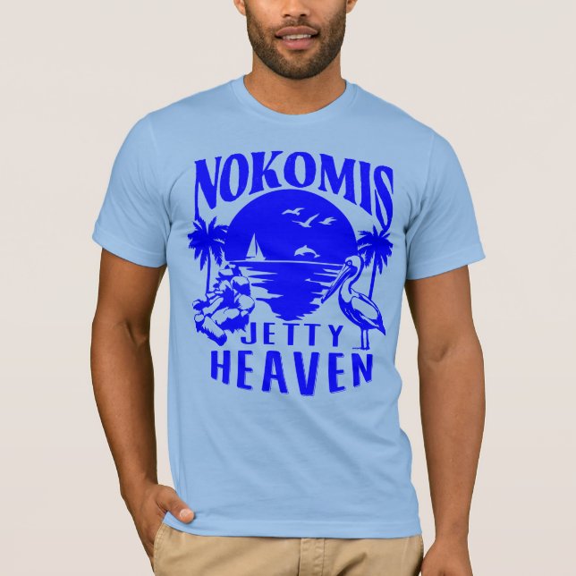 Nokomis Beach Florida - Jetty Heaven T-Shirt (Front)