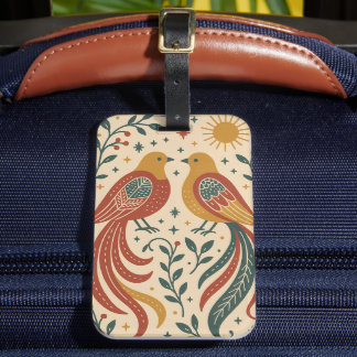 Nokshi Katha : Bird (Pakhi) Luggage Tag