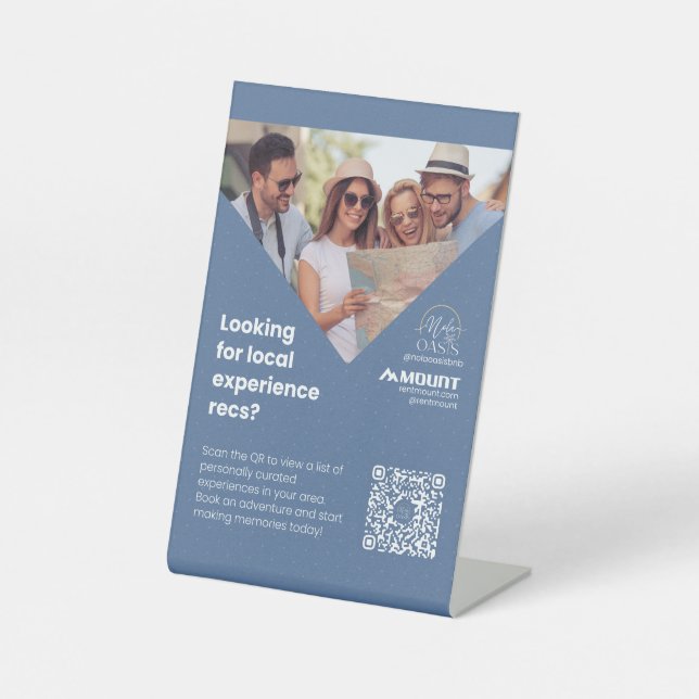 Nola Bruce stand Pedestal Sign (Front)