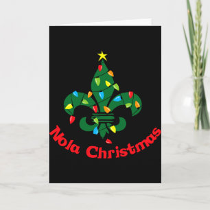 Nola Christmas T Shirt Card