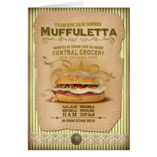 NOLA Collection Muffuletta Sandwich Design
