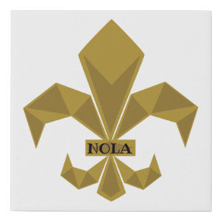 NOLA fans Any Occassion Gift FLeur-de-Lis Canvas