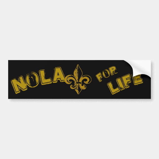 NOLA for Life Bumper sticker (Front)