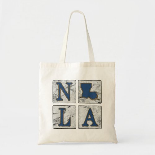 NOLA French Quarter New Orleans Louisiana Tote Bag